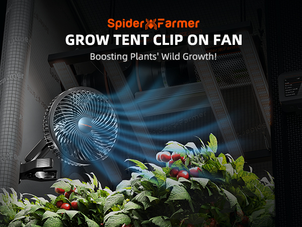 Amazon.com: Spider Farmer New Grow Tent Clip Fan 6