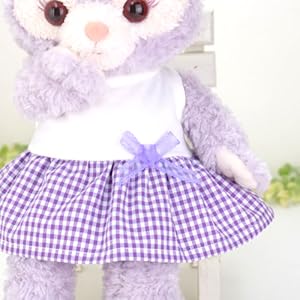 Amazon.co.jp: cushu cush ステラルー ぬいぐるみ用 コスチューム 紫
