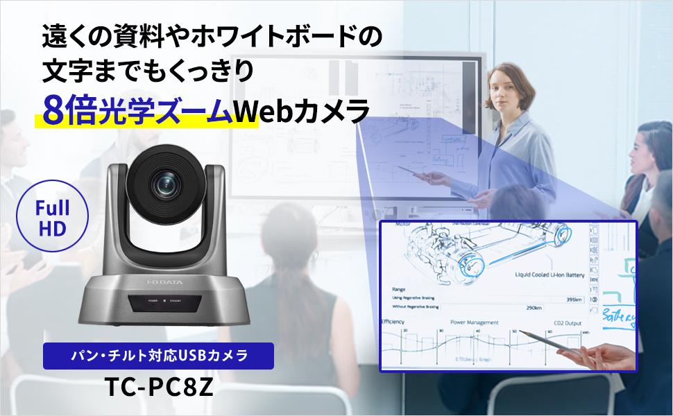 Amazon.co.jp: アイ・オー・データ USBカメラ 8倍光学ズーム パン