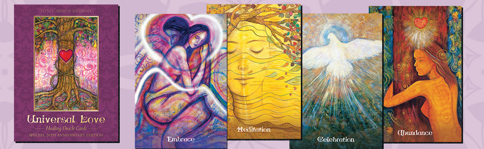Universal Love Healing Oracle Cards: Special 20th Anniversary