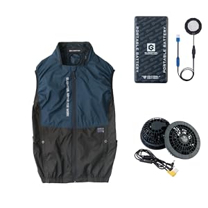 Amazon.co.jp: [ボルトクール] 空調服 VCライト+ペルチェ ベストセット