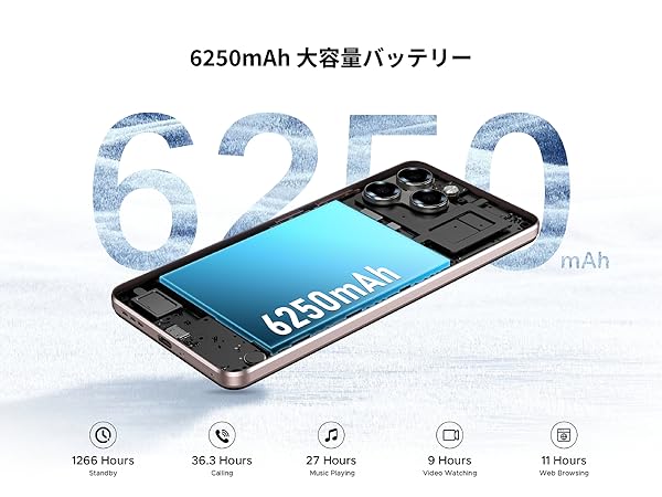 Amazon | DOOGEE Note58 Pro Android16 SIMフリー 32GB+256GB 6250mAh