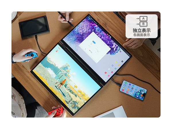 Amazon.co.jp: EHOMEWEI デュアルモニター モバイルモニター 15.6