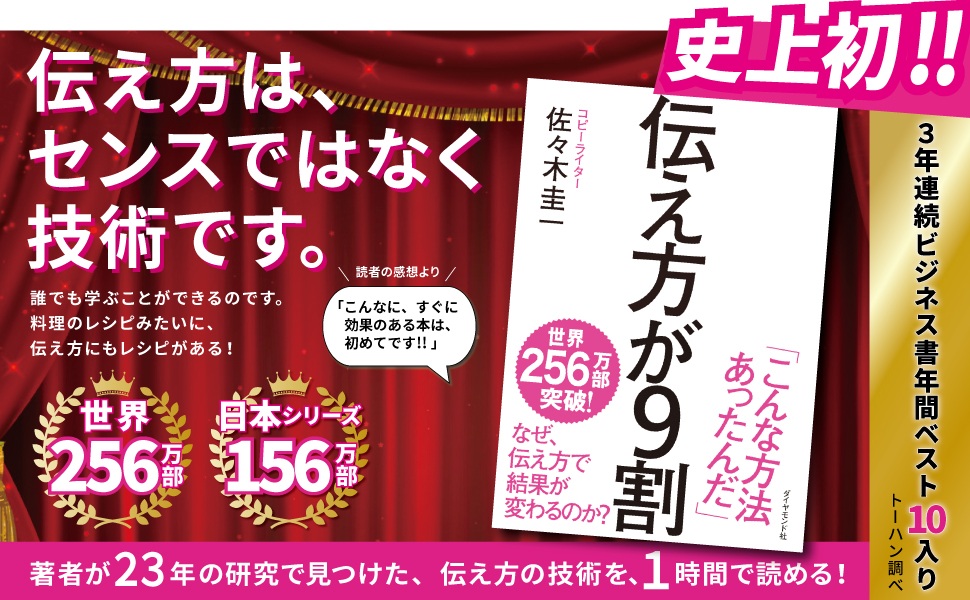伝え方が9割 | 佐々木 圭一 |本 | 通販 | Amazon