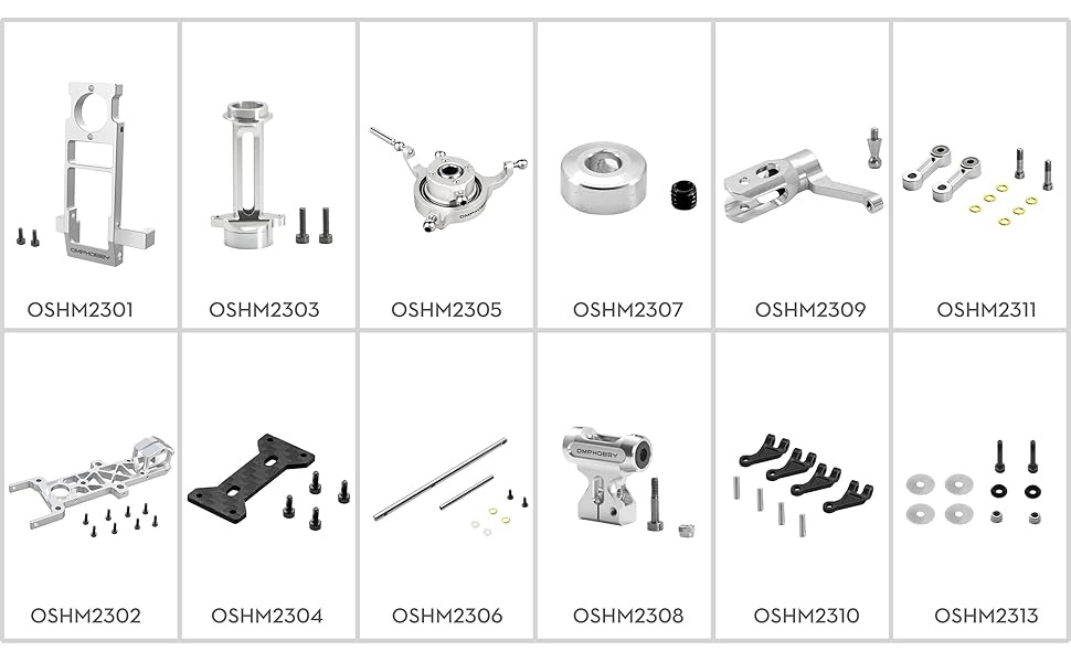 Amazon.com: OMPHOBBY M2 EVO Helicopter Parts Main Blades & Tail