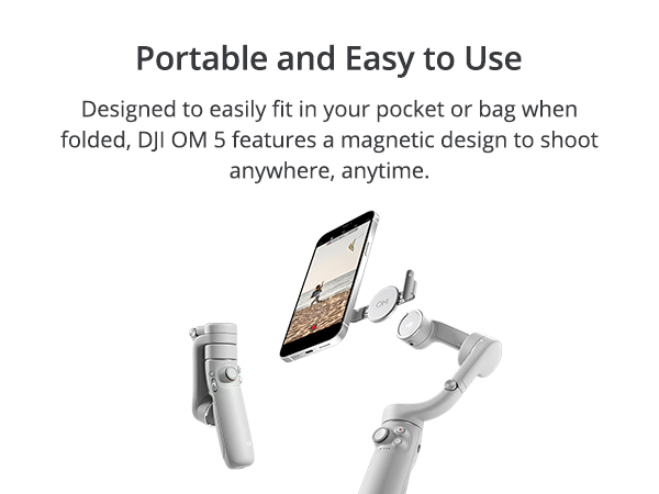 Amazon.com: DJI OM 5 Smartphone Gimbal Stabilizer, 3-Axis Phone
