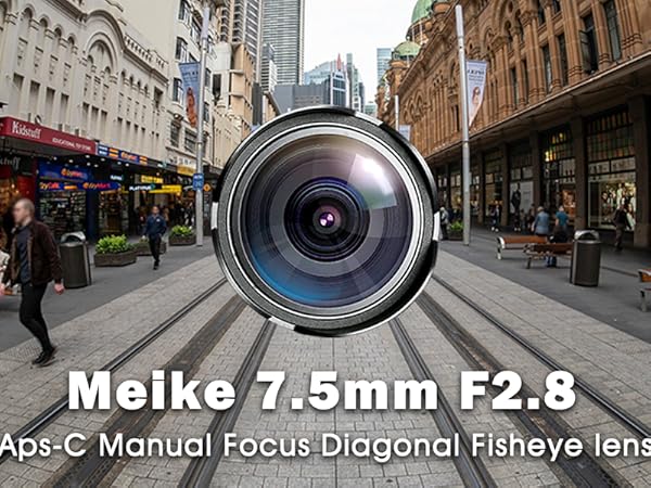 Amazon.com : Meike 7.5mm f2.8 Ultra Wide Angle Manual Focus