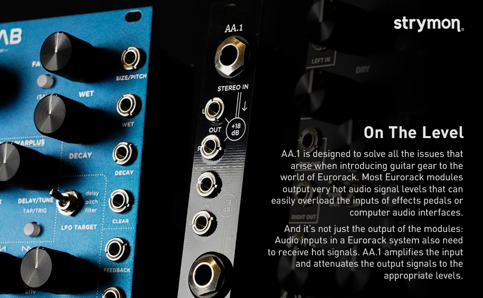 Amazon.com: Strymon AA.1 Amplifier Attenuator Eurorack Module