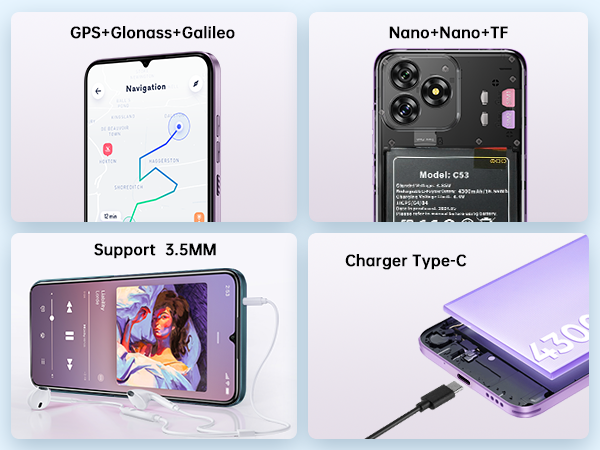 Amazon.com: OUKITEL C53 Cell Phone Unlocked, 6.6