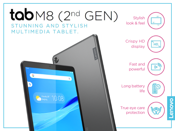 Amazon.com : Lenovo Tab M8 Tablet, HD Android Tablet, Quad-Core