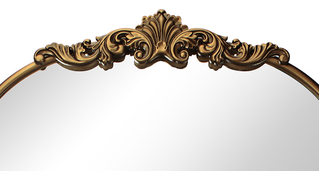 Amazon.com: Wemily Vintage Gold Ornate Baroque Mirror - 36