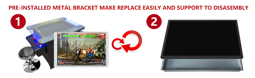 Amazon.com: UNICO 26 inch Arcade Replacement Monitor, 4:3 Ratio