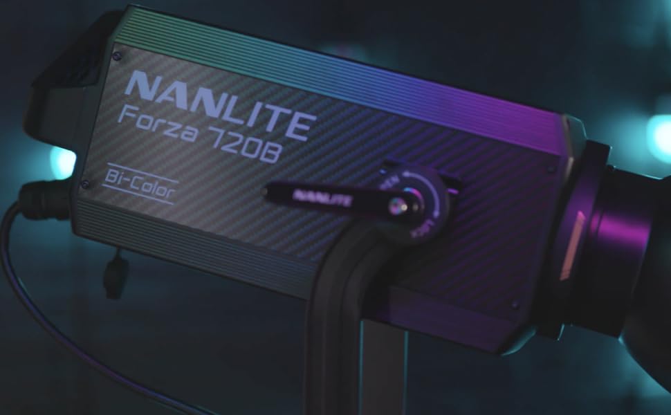 Amazon.com : NANLITE Forza 720B LED Spotlight With Rolling Case