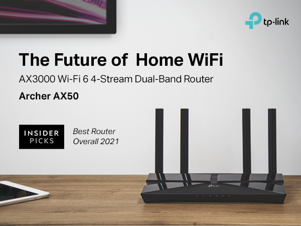 Amazon.com: TP-Link WiFi 6 AX3000 Smart WiFi Router – 802.11ax
