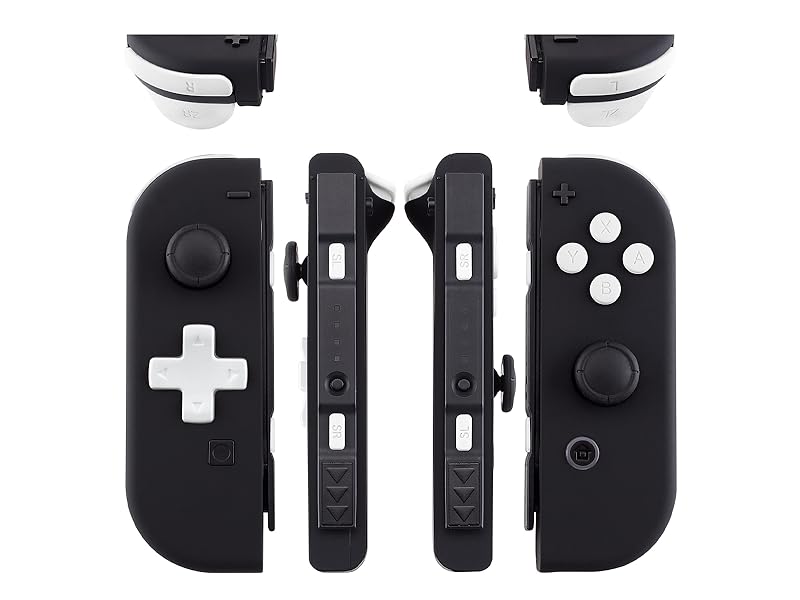 Amazon.com: eXtremeRate White D-pad ABXY Keys SR SL L R ZR ZL