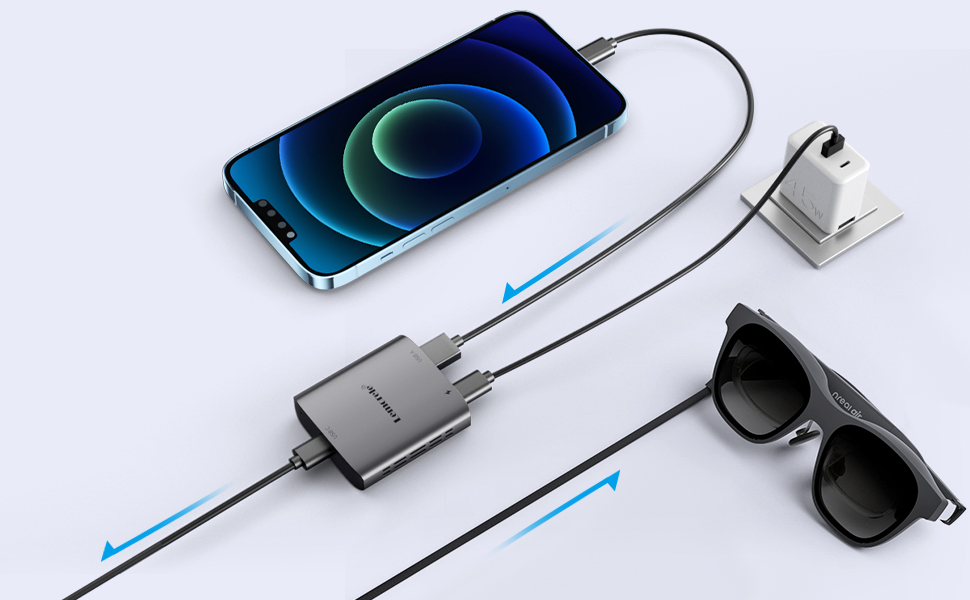 Amazon.co.jp: xreal air2 pro 変換 to USB C 変換アダプタ Xreal Air