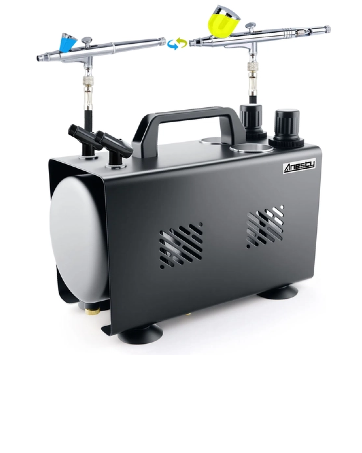 Amazon.co.jp: Anesty 2in1 エアブラシ コンプレッサー セット