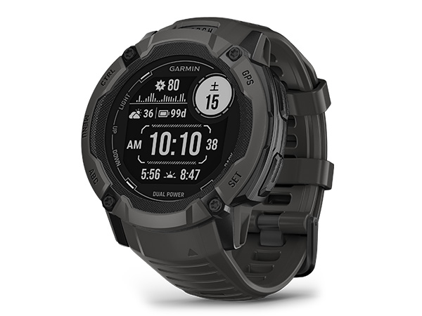 Amazon | ガーミン(GARMIN) Instinct 2X Dual Power Graphite タフネス