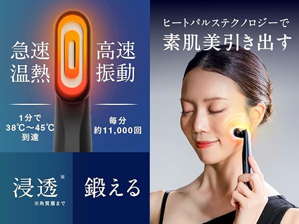 Amazon.co.jp: NIPLUX 目元 美顔器 EMS 三色光LED 振動 温熱 1台4役