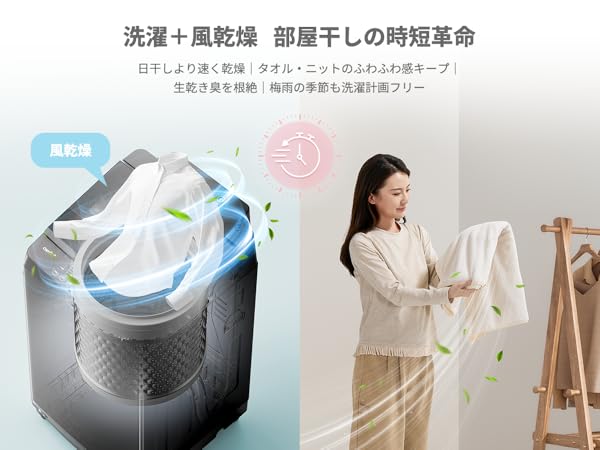 Amazon | COMFEE' 洗濯機 7kg 洗剤自動投入 1-3人用 全自動洗濯機