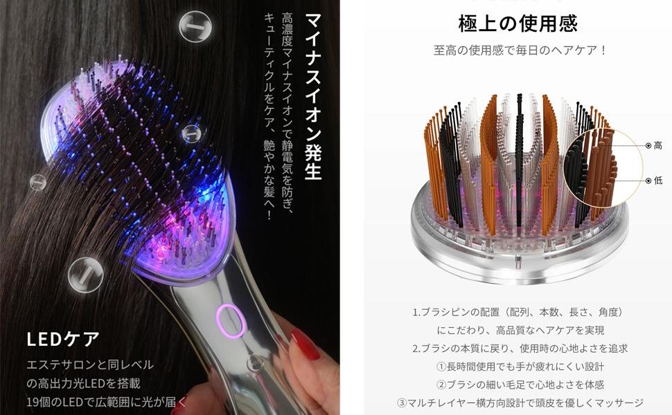 Amazon | ELLE スタイリスト イオングロウ ブラシ | CHOUCHOU