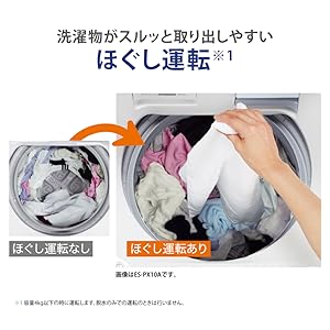 Amazon | シャープ SHARP 洗濯機 ES-GW11F-S シルバー系 穴なし槽
