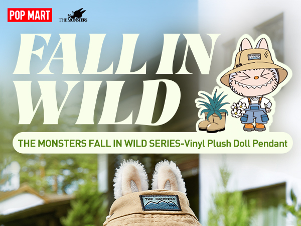Amazon.com: POP MART The Monsters Fall in Wild Series-Vinyl Plush