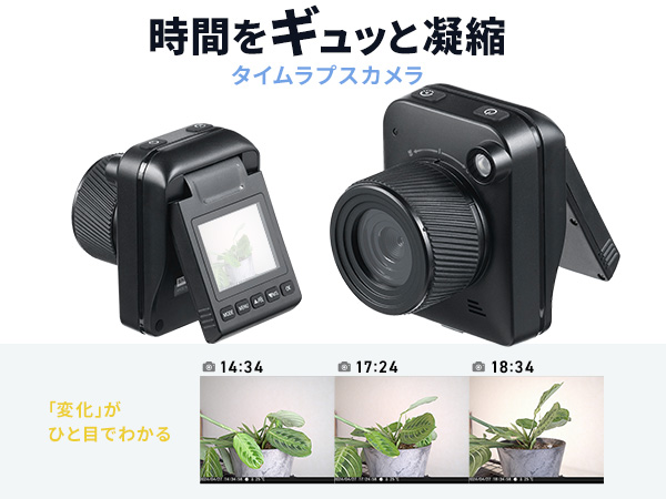 Amazon.co.jp: サンワダイレクト タイムラプスカメラ 4K対応