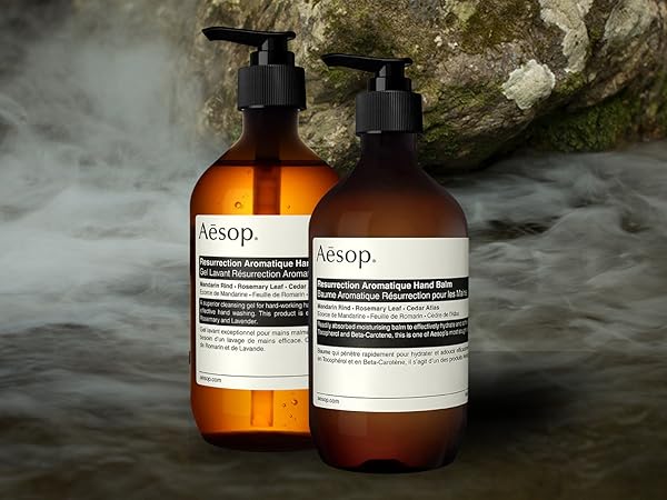 Amazon.com : Aesop Resurrection Hand Wash & Balm Set | Citrus