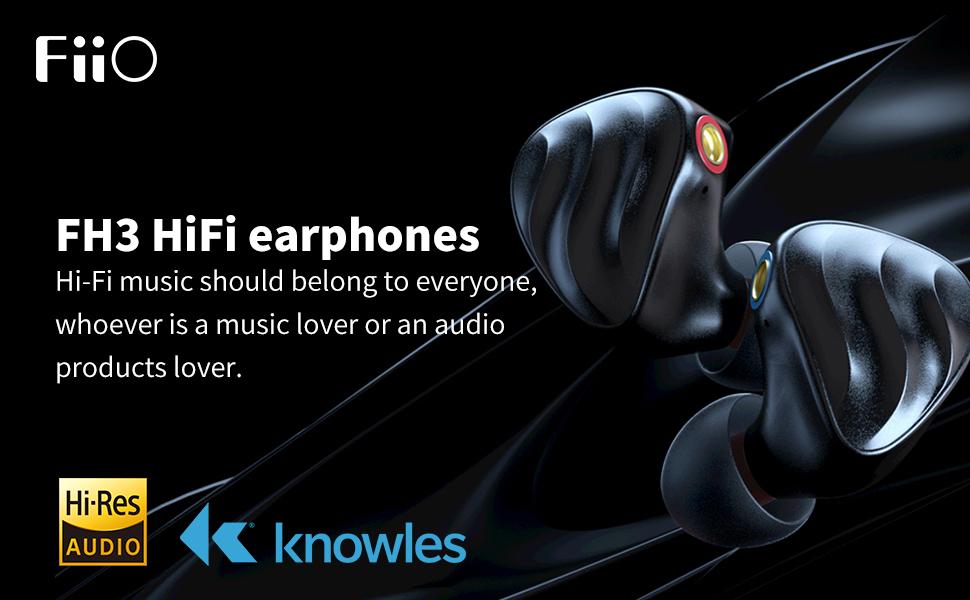 Amazon.com: FIIO FH3 HiFi Earphones 3 Drivers (1 Dynamic + 2