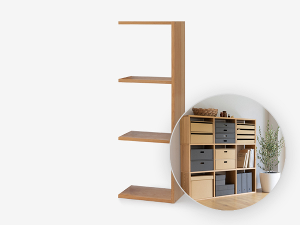 Amazon｜無印良品 ステンレスユニットシェルフ ステンレス追加用帆立