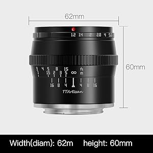 Amazon.com : TTArtisan 50mm F1.2 APS-C Manual Focus Lens for Nikon