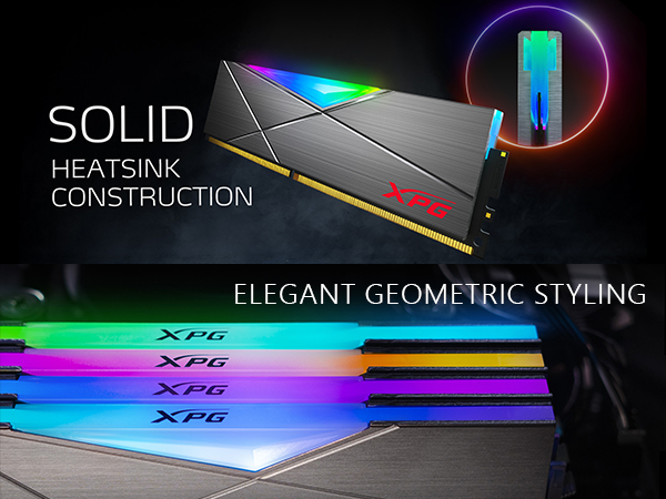 XPG DDR4 D50 RGB 16GB (2x8GB) 3600MHz PC4-28800 U-DIMM 288-Pins