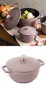 Amazon｜staub ストウブ 「 ワナベ シフォンローズ M 18cm 」 両手