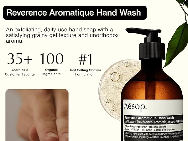 Amazon.com : Aesop Reverence Exfoliating Hand Wash | Gentle Daily