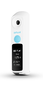 Amazon | DiFluid デジタル糖度計 Bluetooth内蔵 IP67防水構造 Brix0
