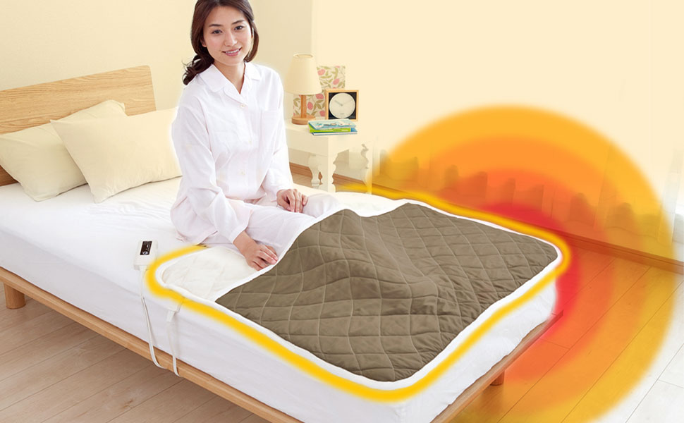 Amazon | 電磁波99%カット 冷え対策 電気毛布 足入れ電熱マット ZMT