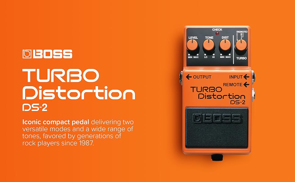 Amazon.com: Boss DS-2 Turbo Distortion Pedal : Musical Instruments