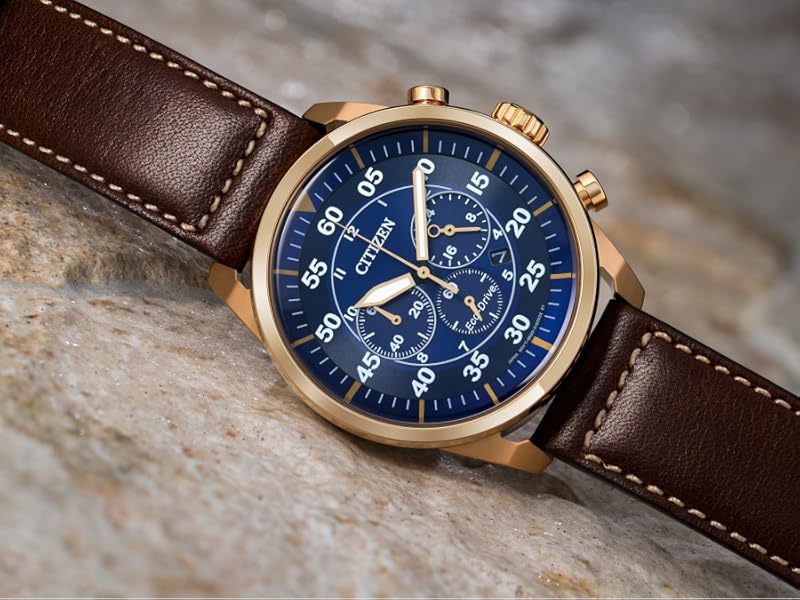 Amazon.com: Citizen Men's Eco-Drive Chronograph Sport Casual Avion