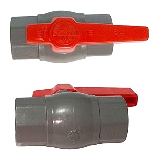 Amazon.co.jp: Silver ＆ Style ボールバルブ 3/4 インチ 20A 塩ビ