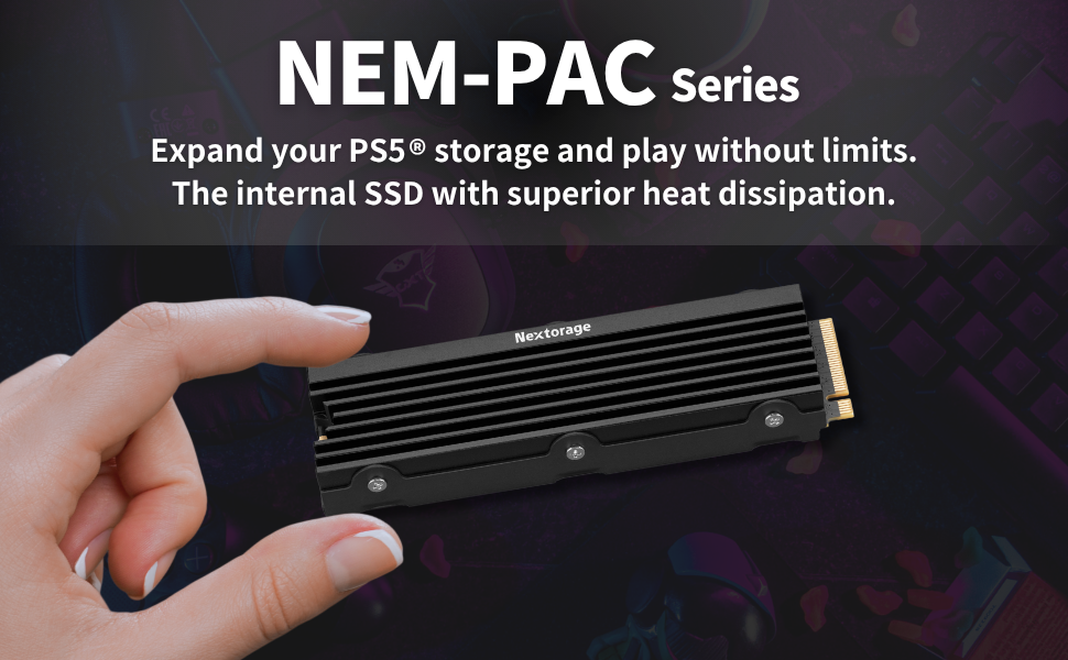 Amazon.com: Nextorage Japan 2TB NEM-PAC PlayStation 5 SSD, M.2
