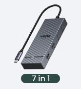 UGREEN 14 in 1 Revodok Pro USB C Docking Station, 3 Monitors 2HDMI