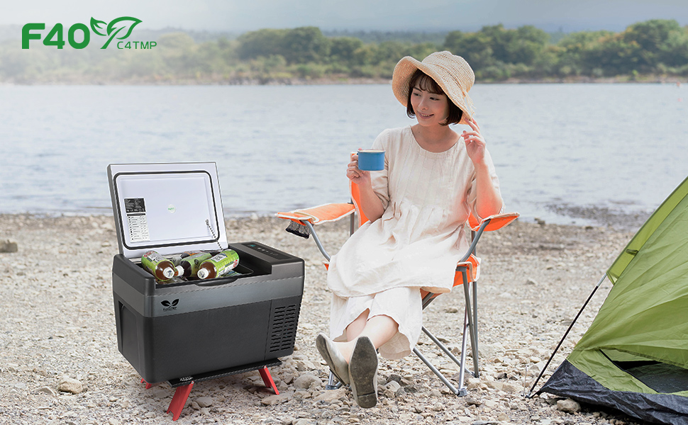 Amazon.co.jp: F40C4TMP 車載冷蔵庫 25L -22℃～10℃ 急速冷凍