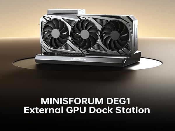 Amazon | MINISFORUM DEG1 eGPU Dock、RTX4060Ti、RTX2060、RTX 4090