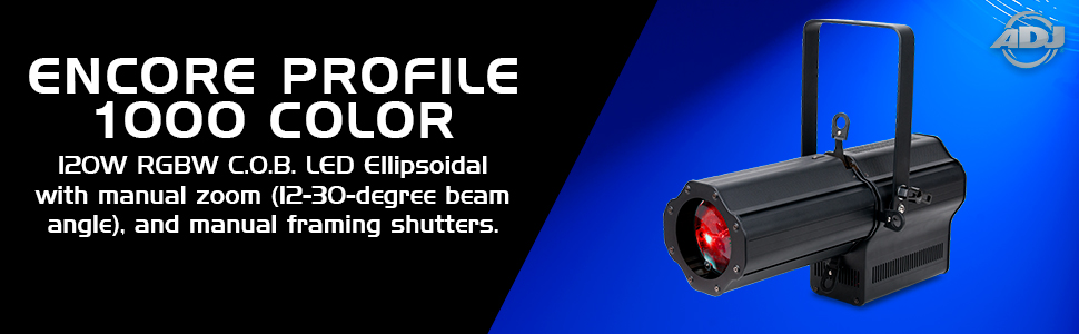 Amazon.com: ADJ Products Encore Profile 1000 Color RGBW, BK CASE