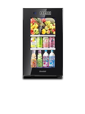 Amazon | Shelddi 小型冷蔵庫 23L 静音 おしゃれ 省エネ ミニ電子