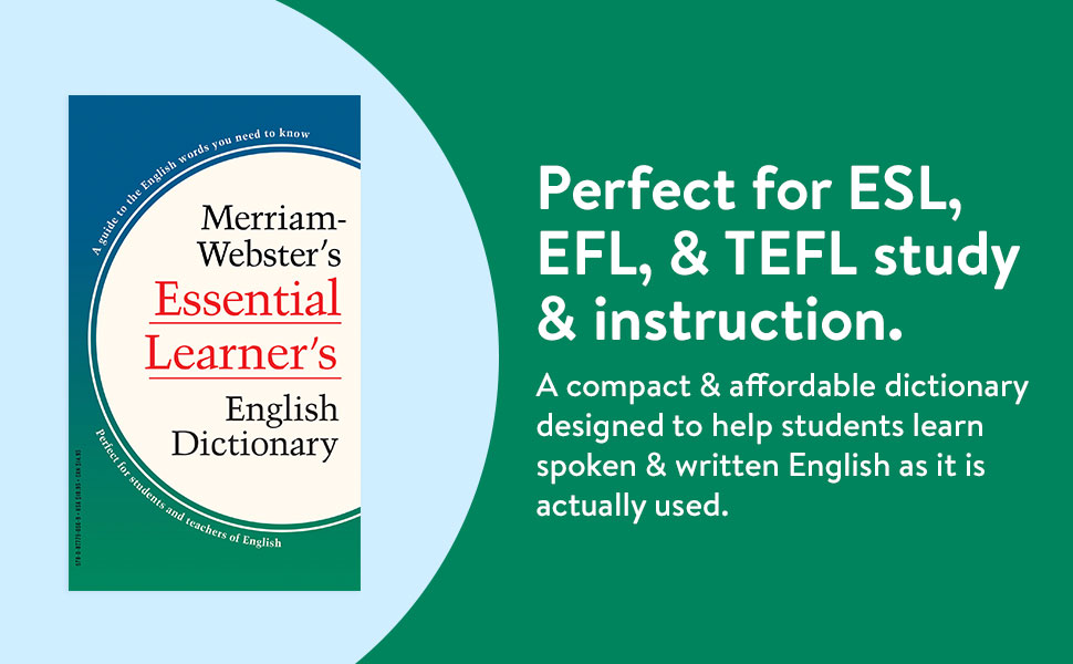 Merriam-Webster's Essential Learner's English Dictionary - For ESL