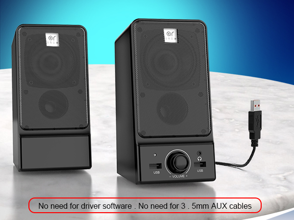 Amazon.co.jp: OROW PCスピーカー 16W出力 USBスピーカー ラップトップ