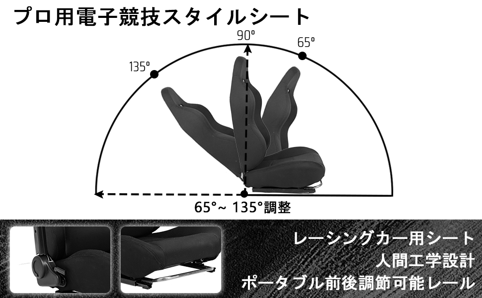 Amazon.co.jp: Dardooハンコンコックピットバケットシート、ダブル