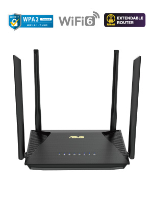 Amazon | ASUS WiFi 無線 ルーター WiFi6 1201+574Mbps v6プラス/ OCN